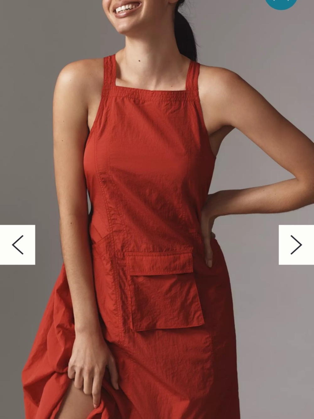 Daily Practice dress in Terracotta